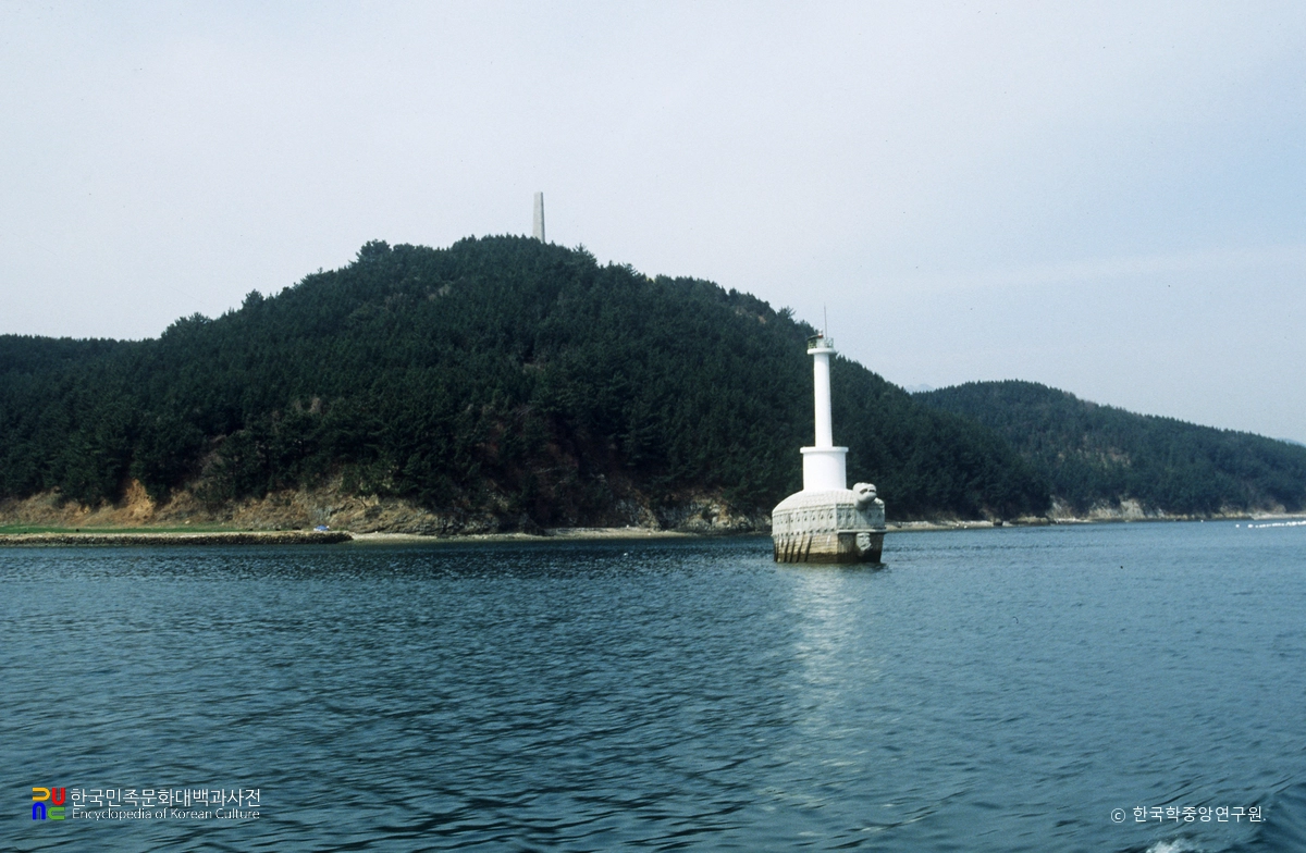 통영 한산도 이충무공 유적 수루에서 본 바다