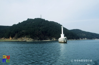 통영 한산도 이충무공 유적 수루에서 본 바다