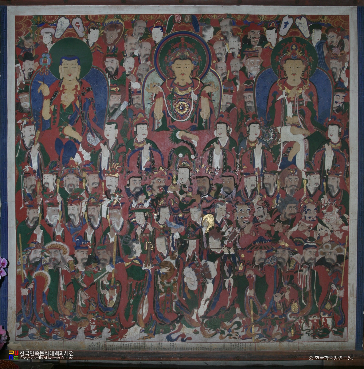 부산 범어사 대웅전 삼장보살도