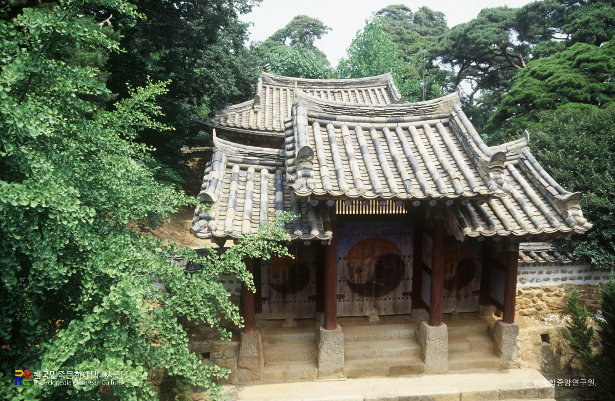 정읍 도계서원 중 외삼문 정면