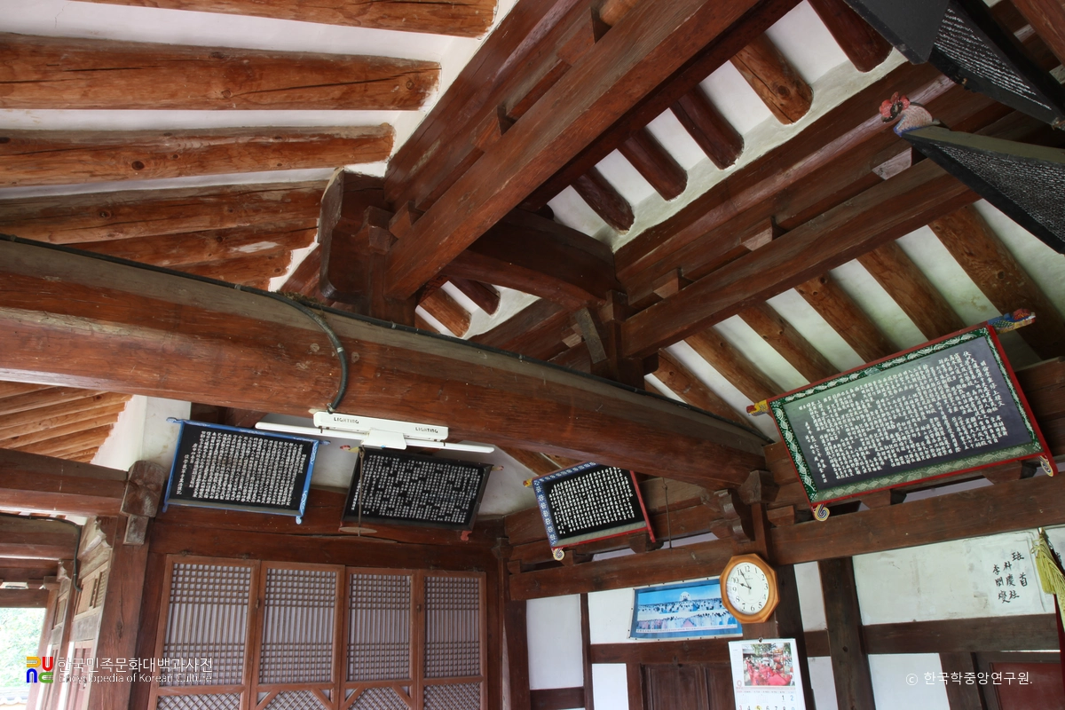 함안 함안향교 중 명륜당의 상부가구