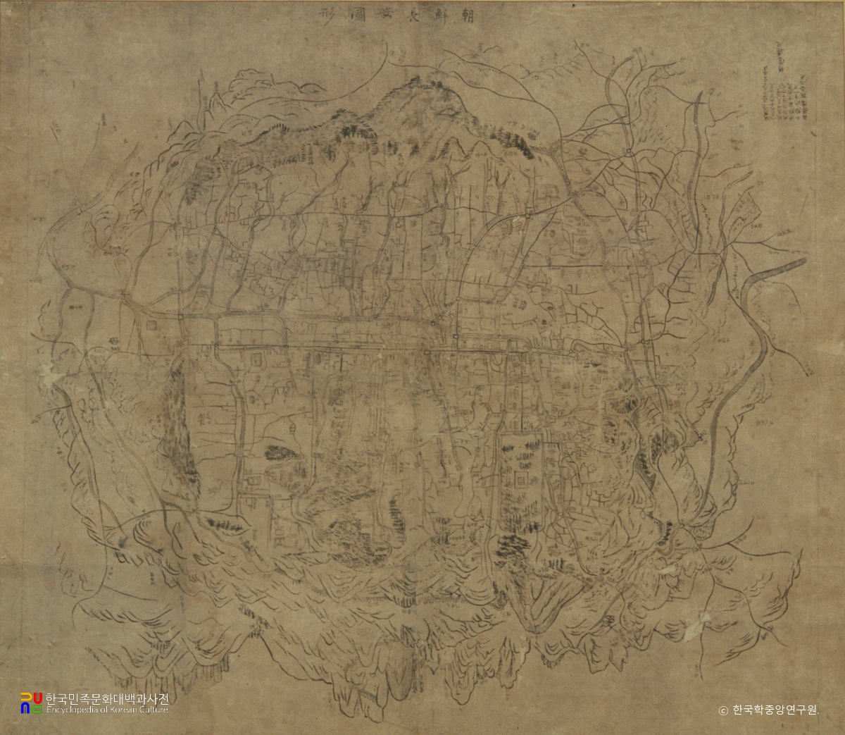 조선장안도형도