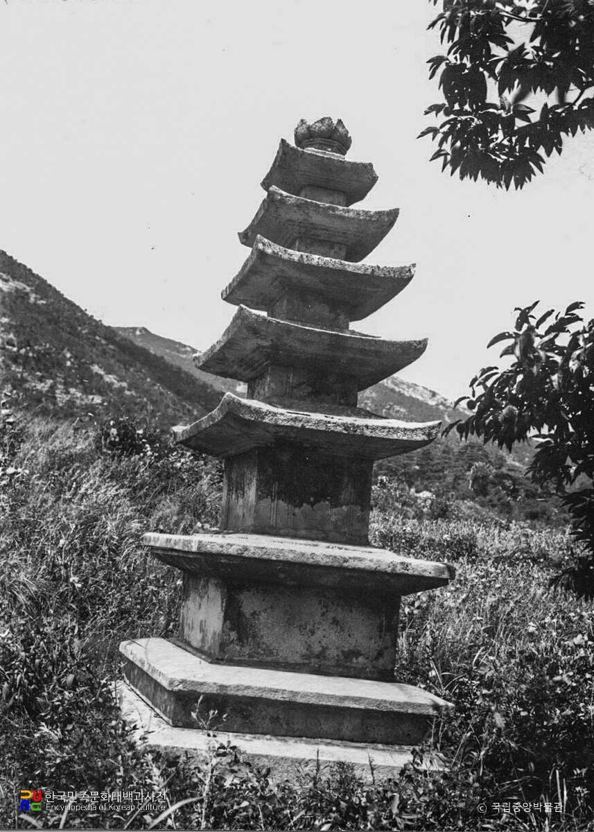 해주 광조사지 오층석탑