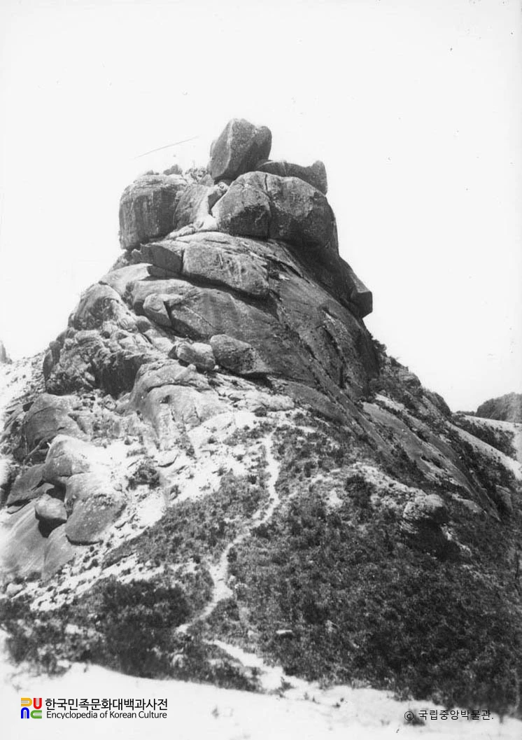 서울 북한산 비봉 신라진흥왕순수비지 전경