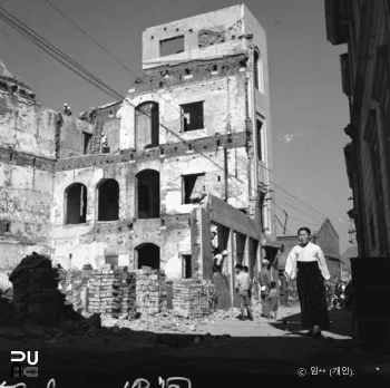 6·25 한국전쟁 / 명동 모습