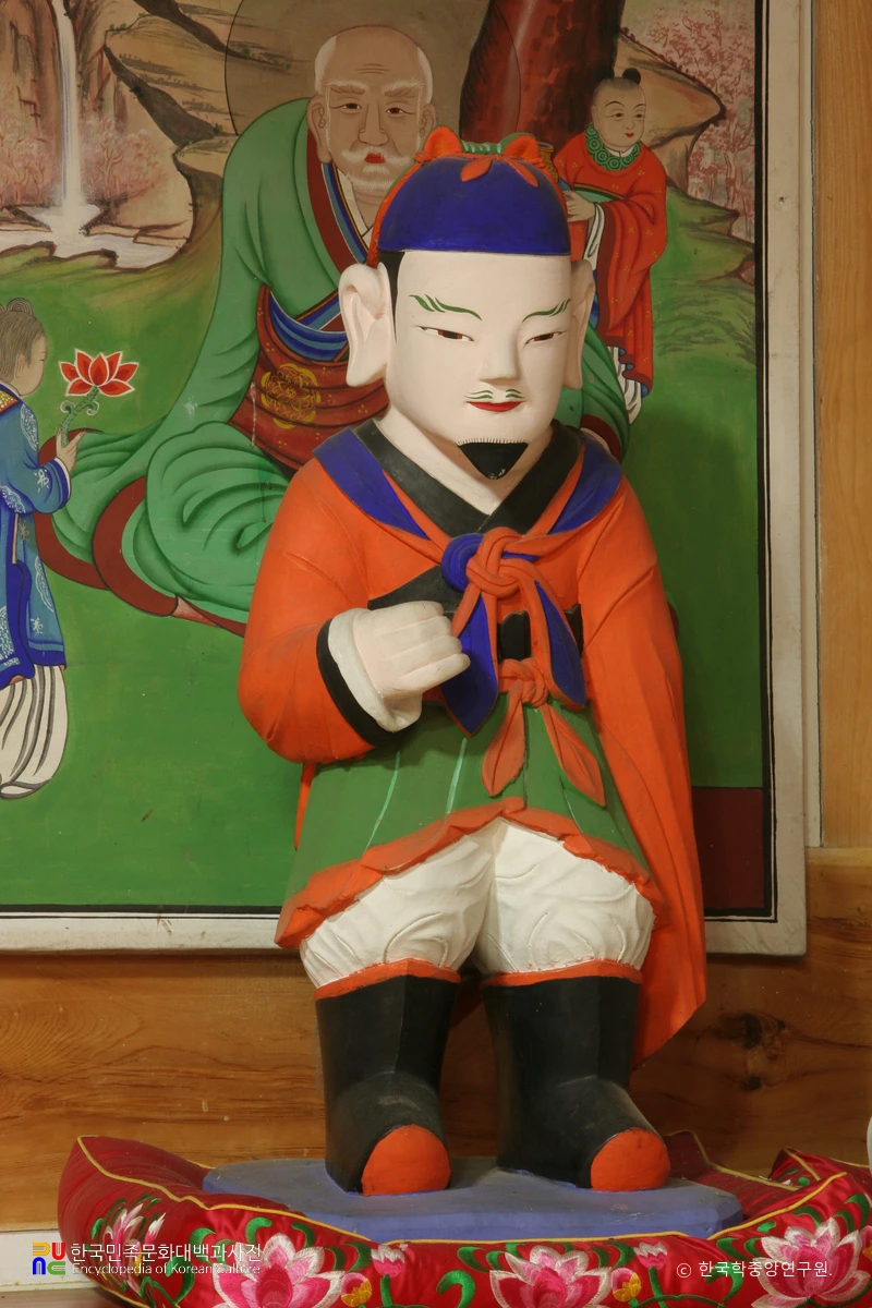 청도 덕사 영산전 석조여래삼존상 및 십육나한상