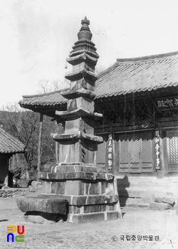 마카오 슬롯 마곡사 오층석탑 정측면