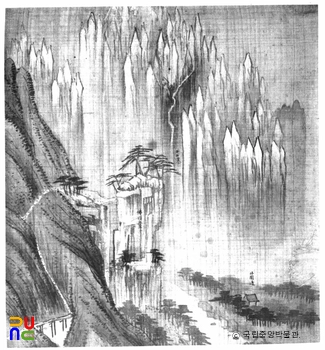 정선필 불정대(신묘년풍악도첩)