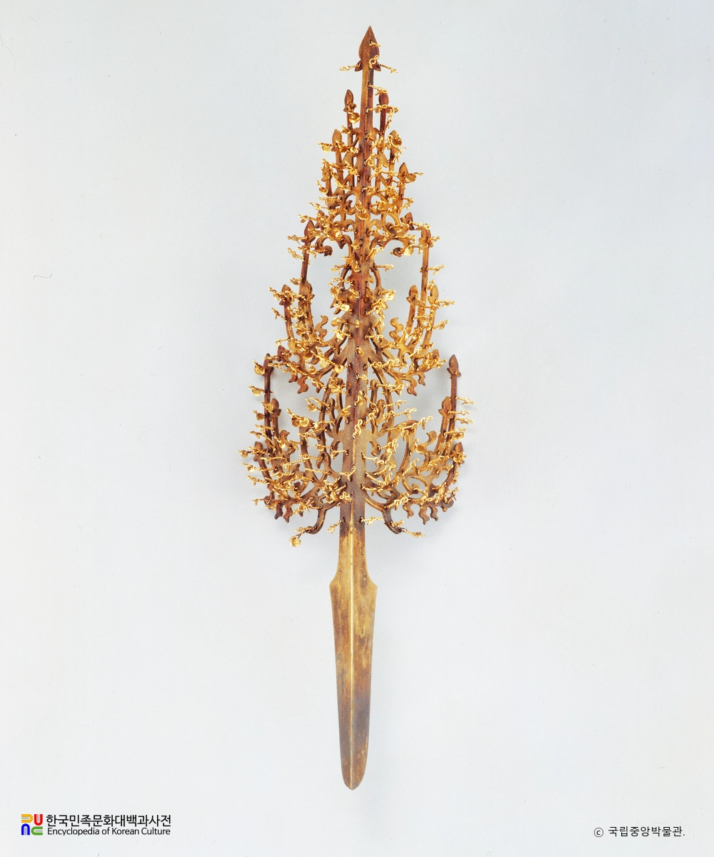 칠곡 송림사 오층전탑 사리장엄구 중 금은제 수형 장식구