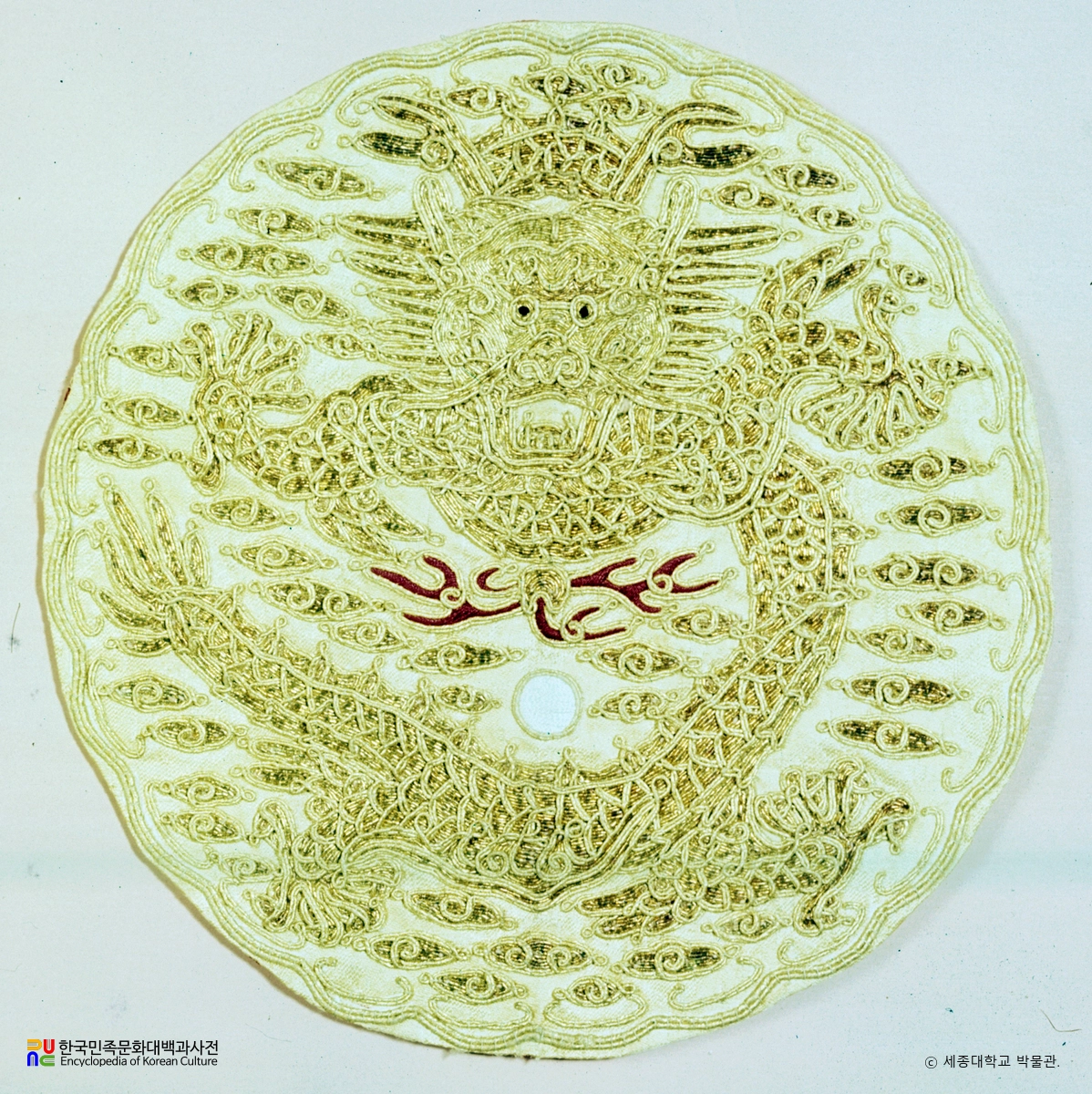 곤룡포 부용문 보