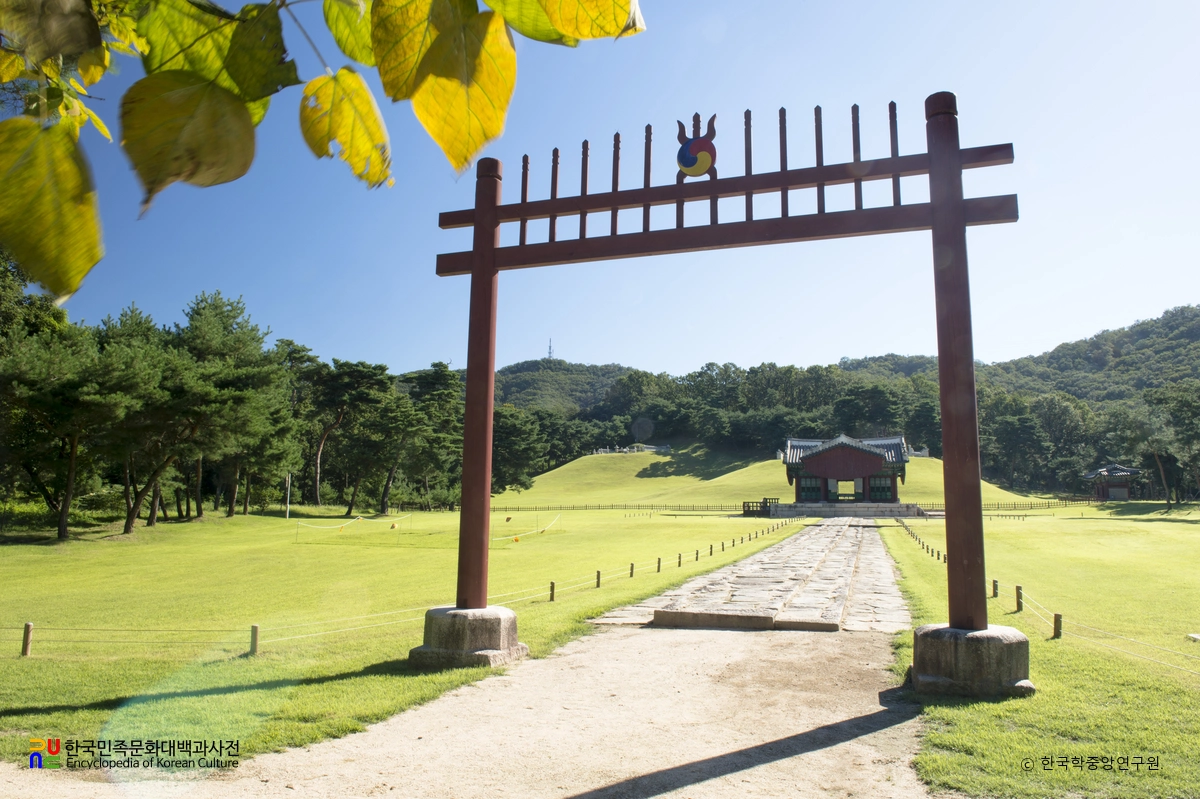 고양 서오릉 중 명릉 전경