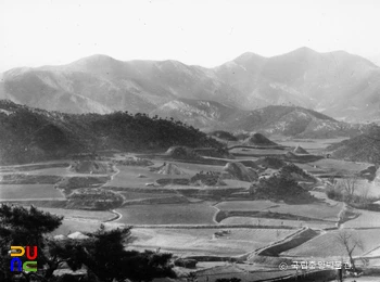 성주 성산동 고분군 전경