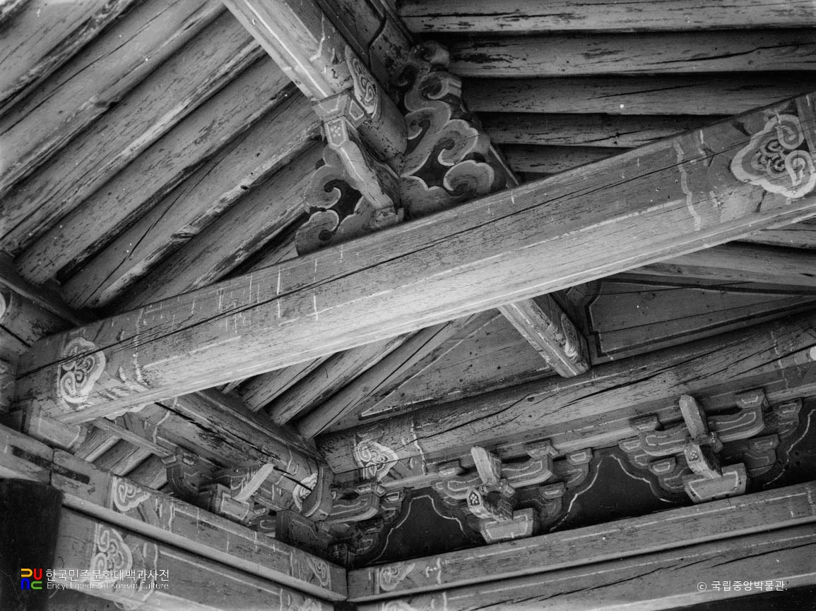 구리 동구릉 목릉 정자각 천장