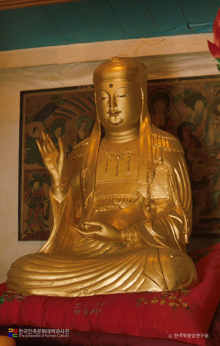 고창 선운사 금동지장보살좌상