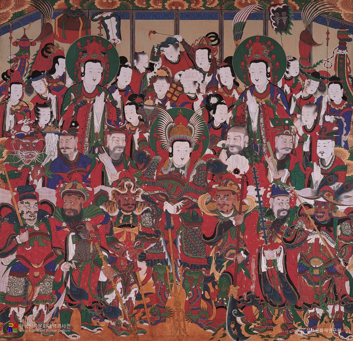 울진 불영사 신중탱화