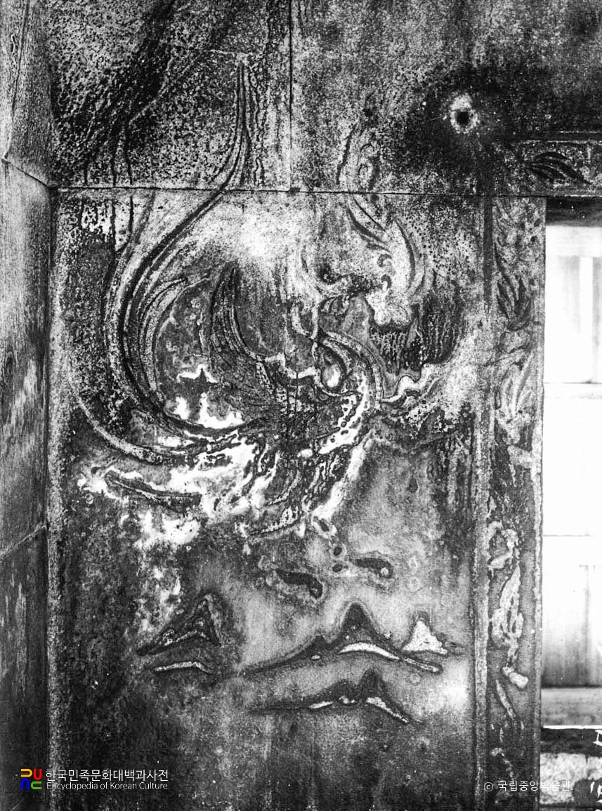 평안남도 강서 강서대묘 현실 남벽 동방 주작