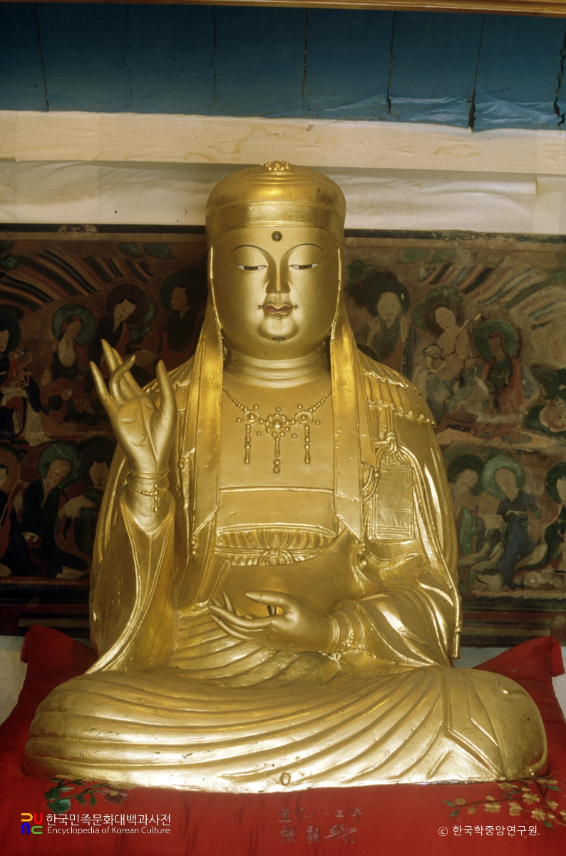 고창 선운사 금동 지장보살 좌상