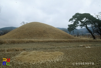 경주 진평왕릉 우측면