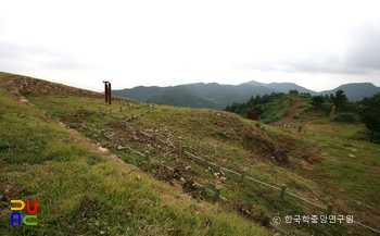 광양 마로산성 전경