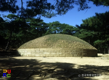 경주 신라 헌강왕릉 우측면