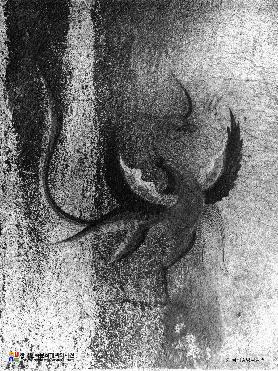 평안남도 강서 강서중묘 현실 입구 남벽 동측 주작