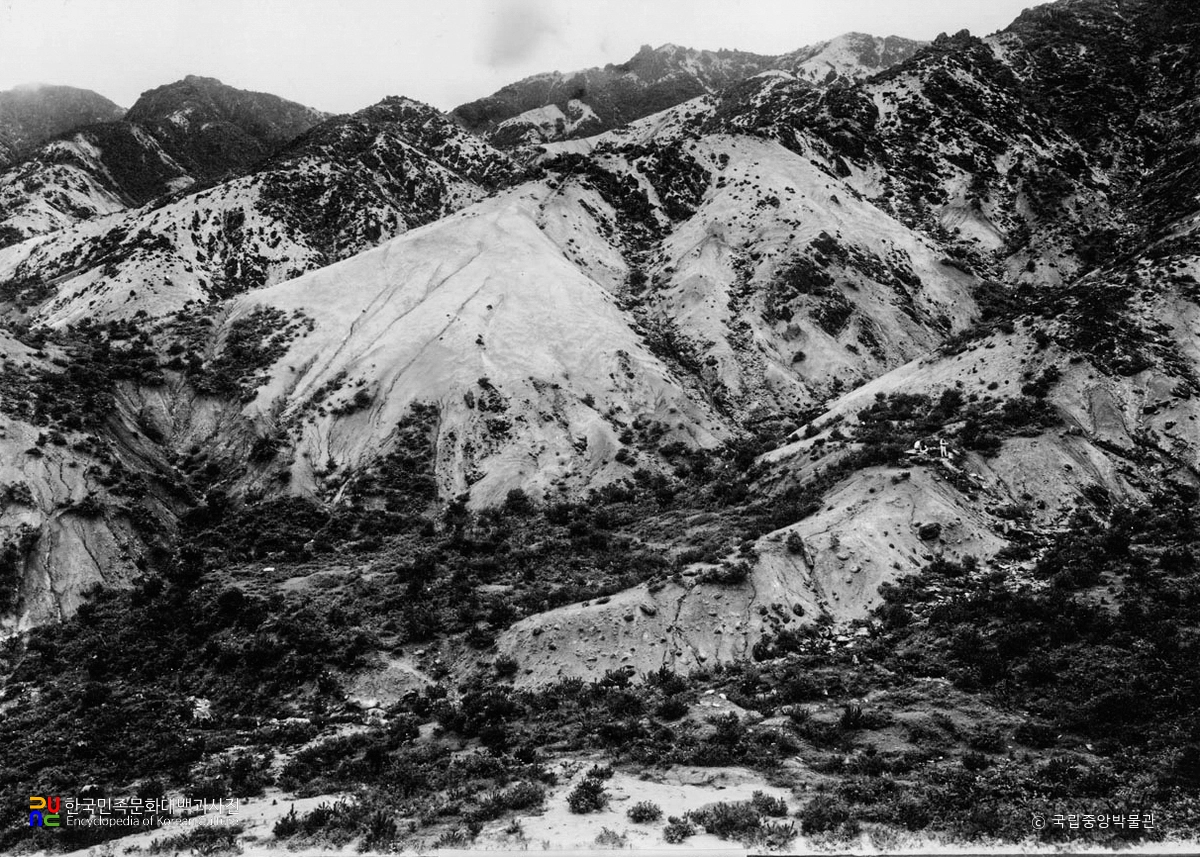 경주 남산 일원 중 승소곡 폐사지 전경