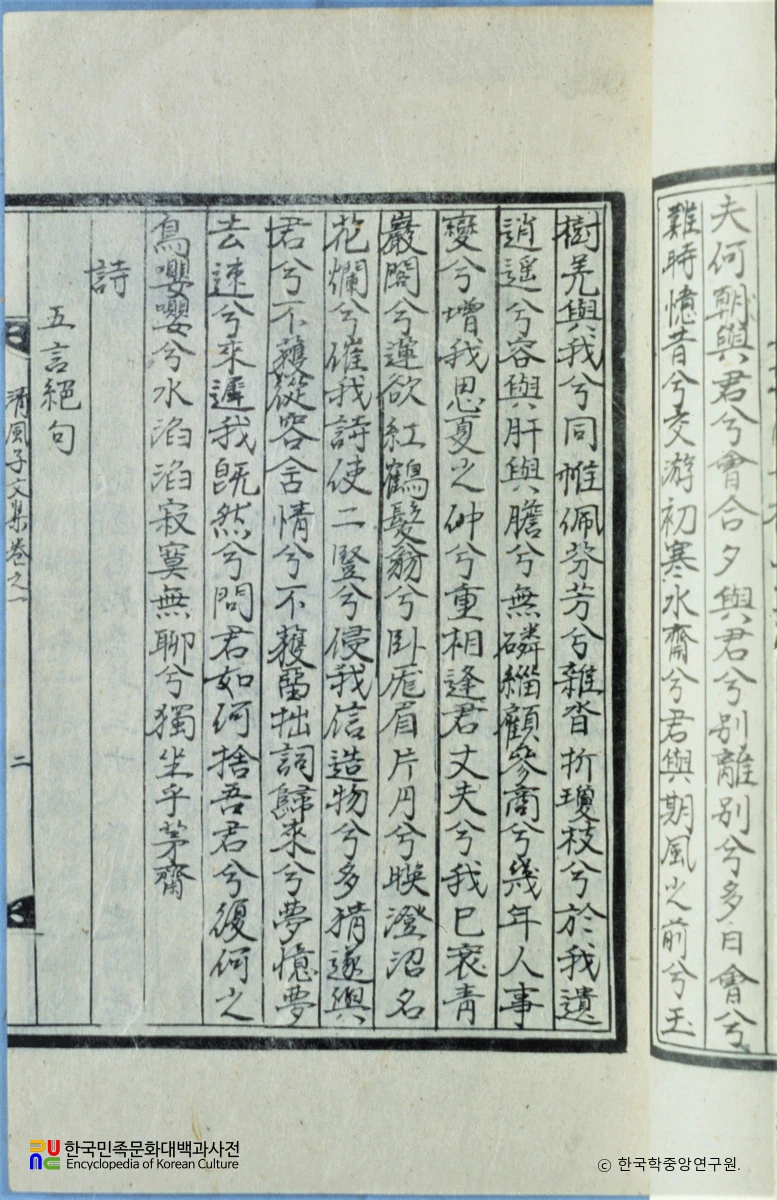 청풍자문집 / 시