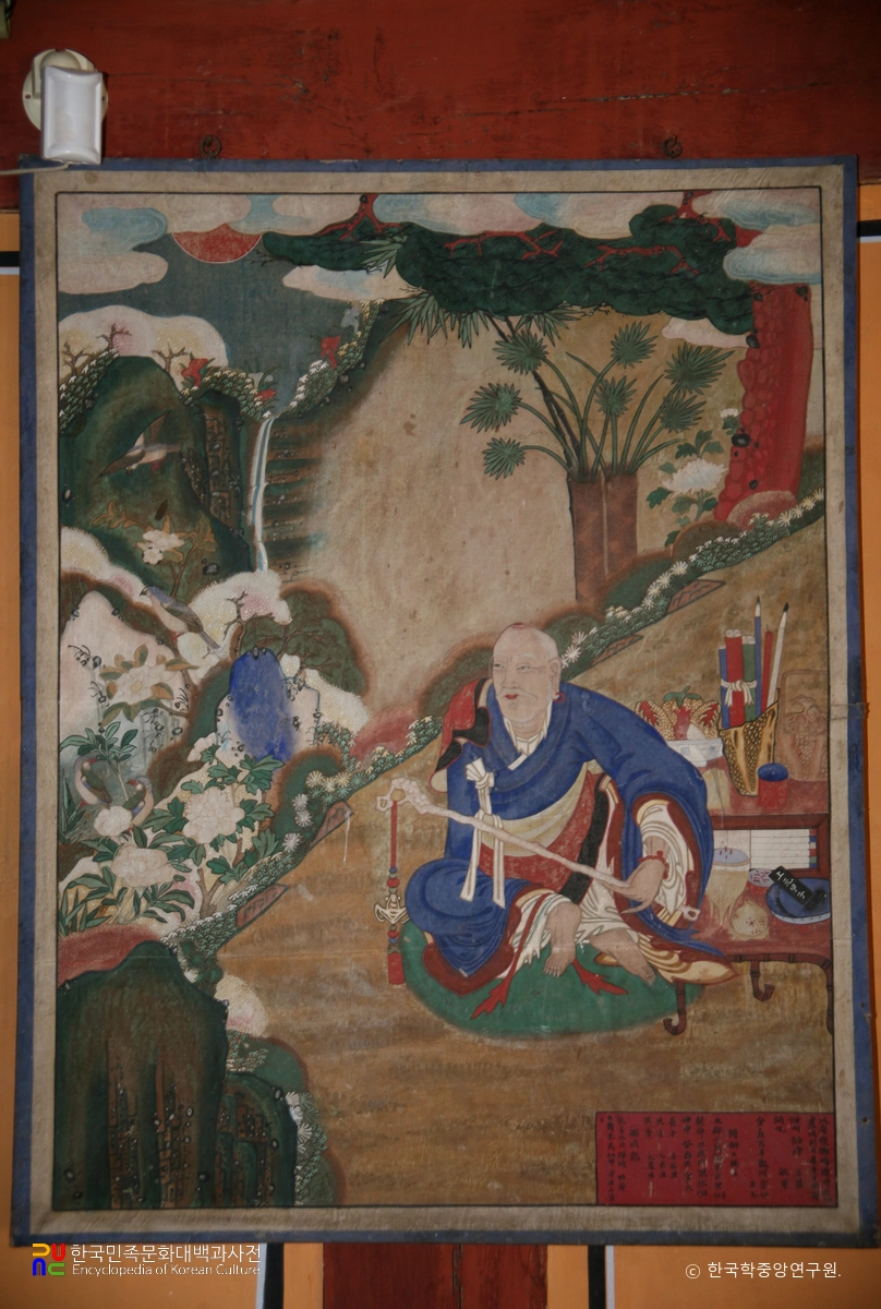 고창 선운사 대웅전 독성도