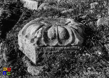 장단 불일사지 석등 하대석