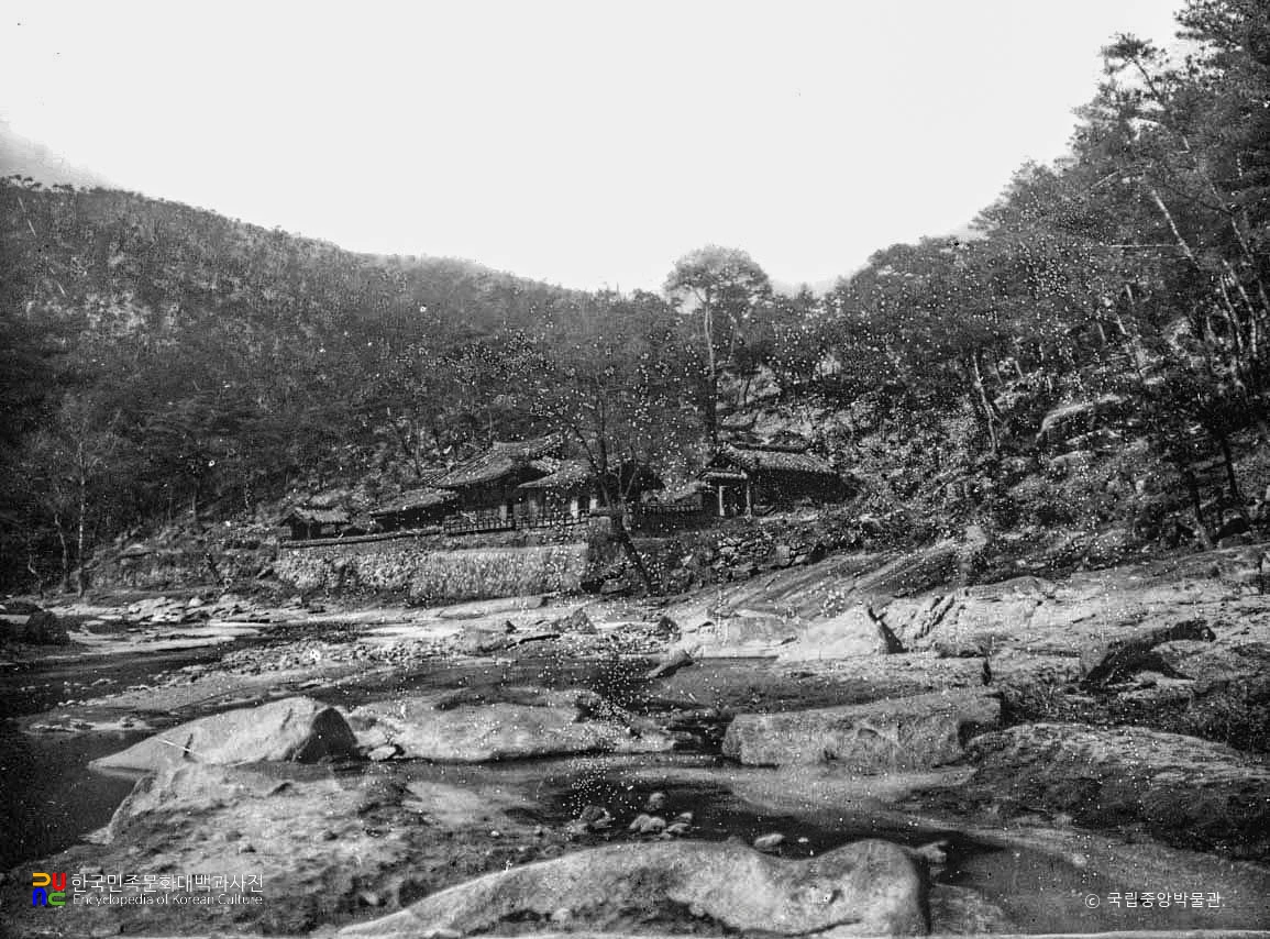 봉화 내성 유곡 권충재 유적 석천정 전경