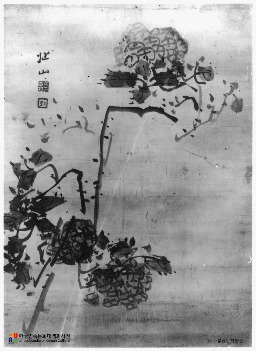 김수철필 자양화도