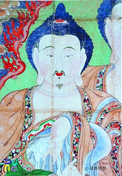 남양주 무료 슬롯 머신 다운 받기 비로자나삼신괘불도 중 석가여래