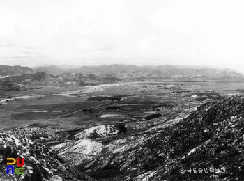 남산성에서 본 경주시
