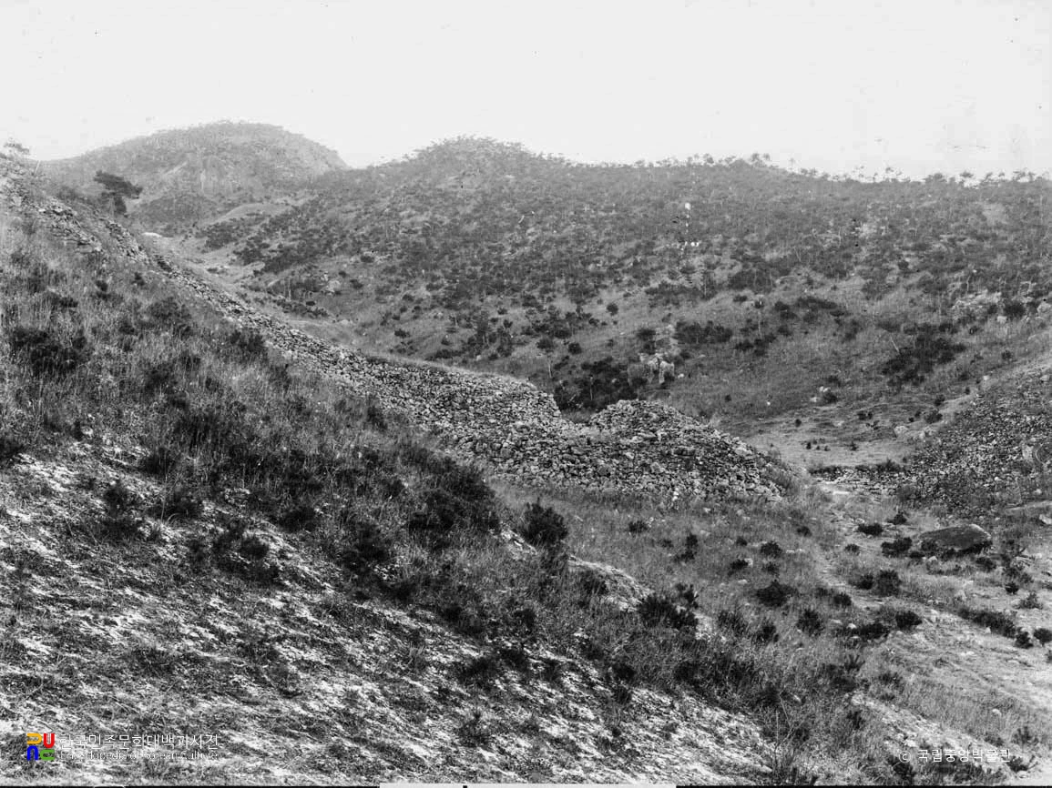 익산 미륵산성 전경