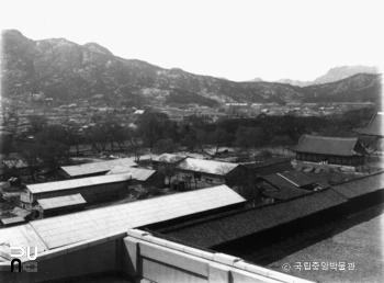 서울 경복궁 서쪽 전경