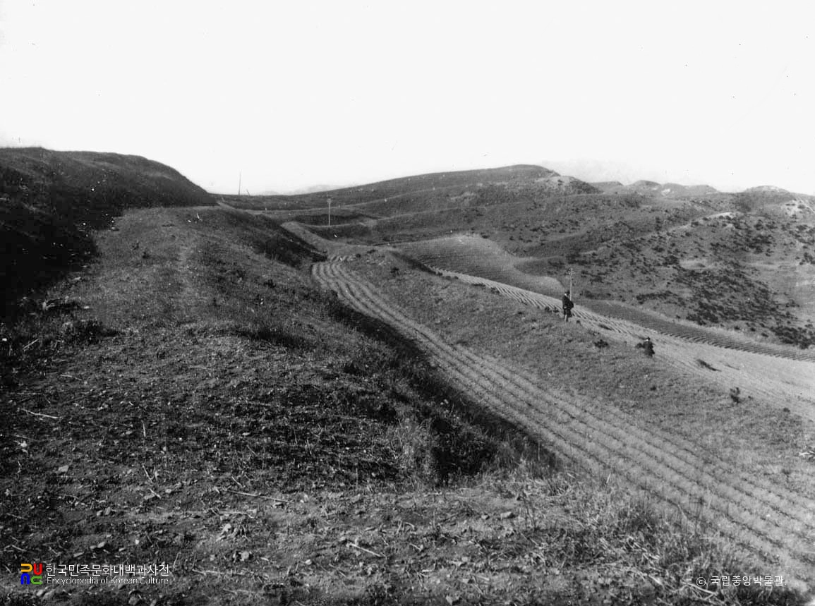 정평 장성 전경