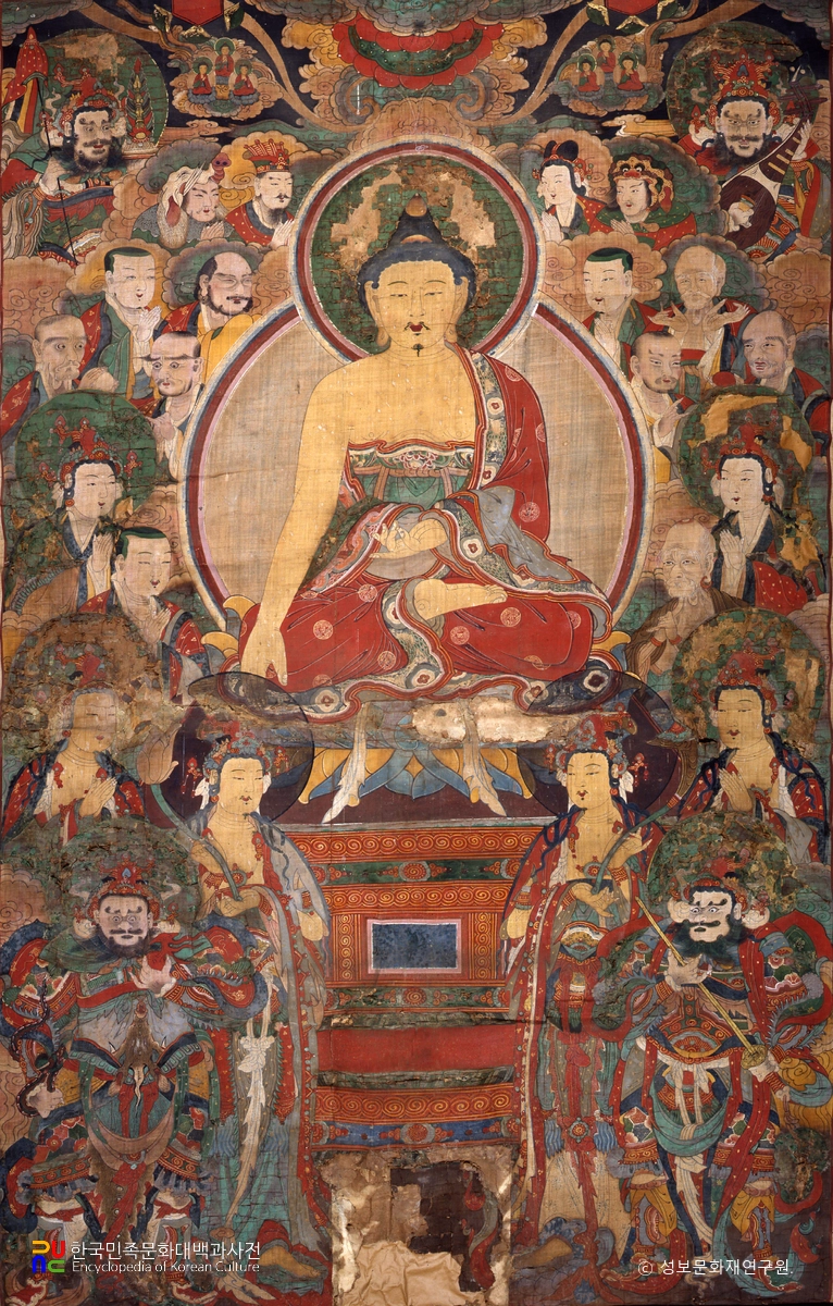 나주 죽림사 극락전 영산회상도