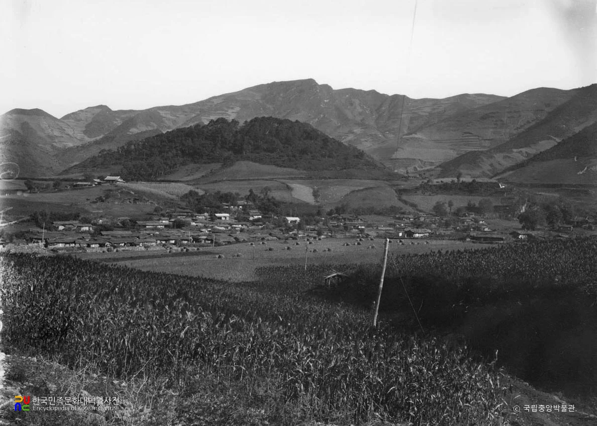 평남 영원 읍 전경