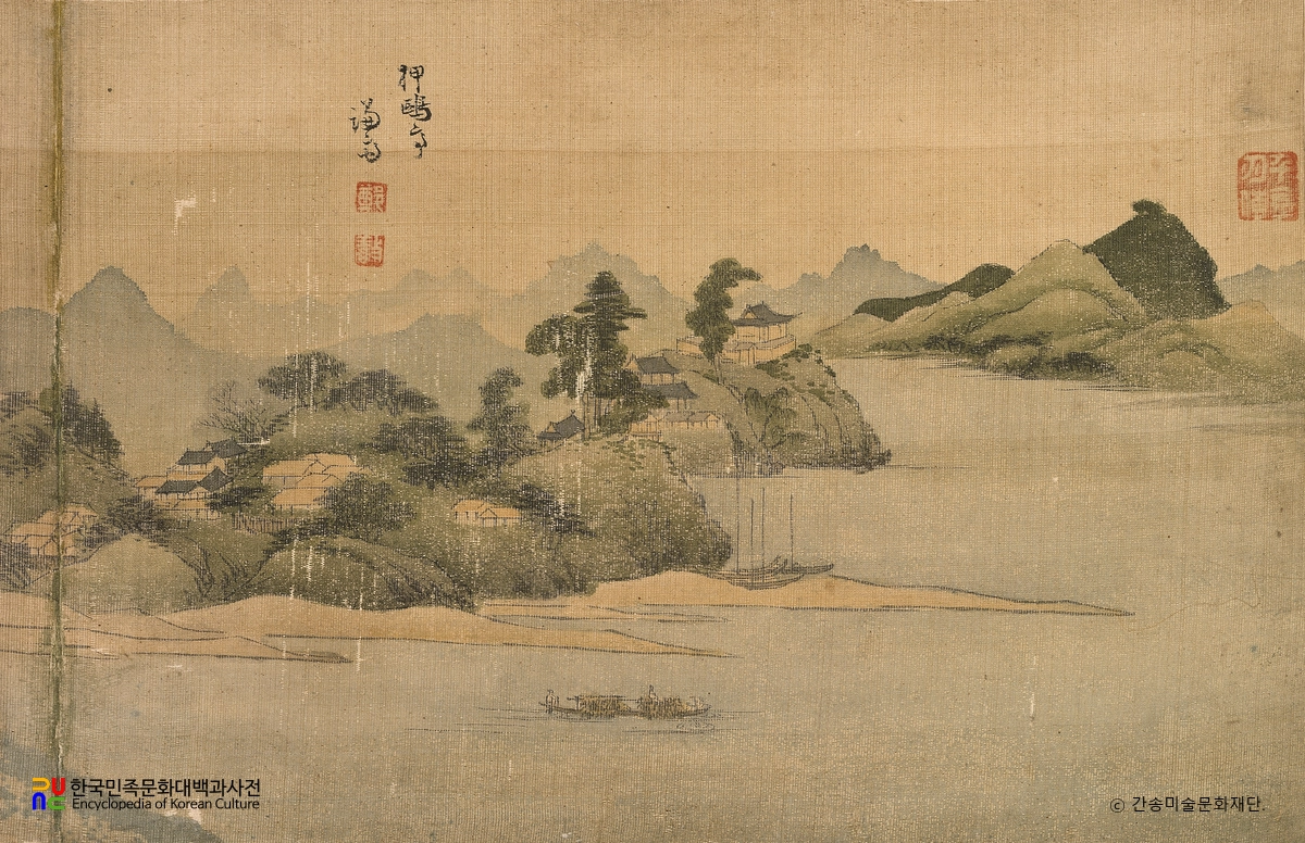 압구정도(정선 작)