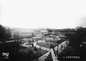 덕수궁 석조전과 이왕가미술관 전경