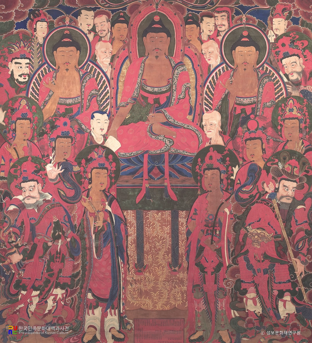 서울 봉은사 삼세불도