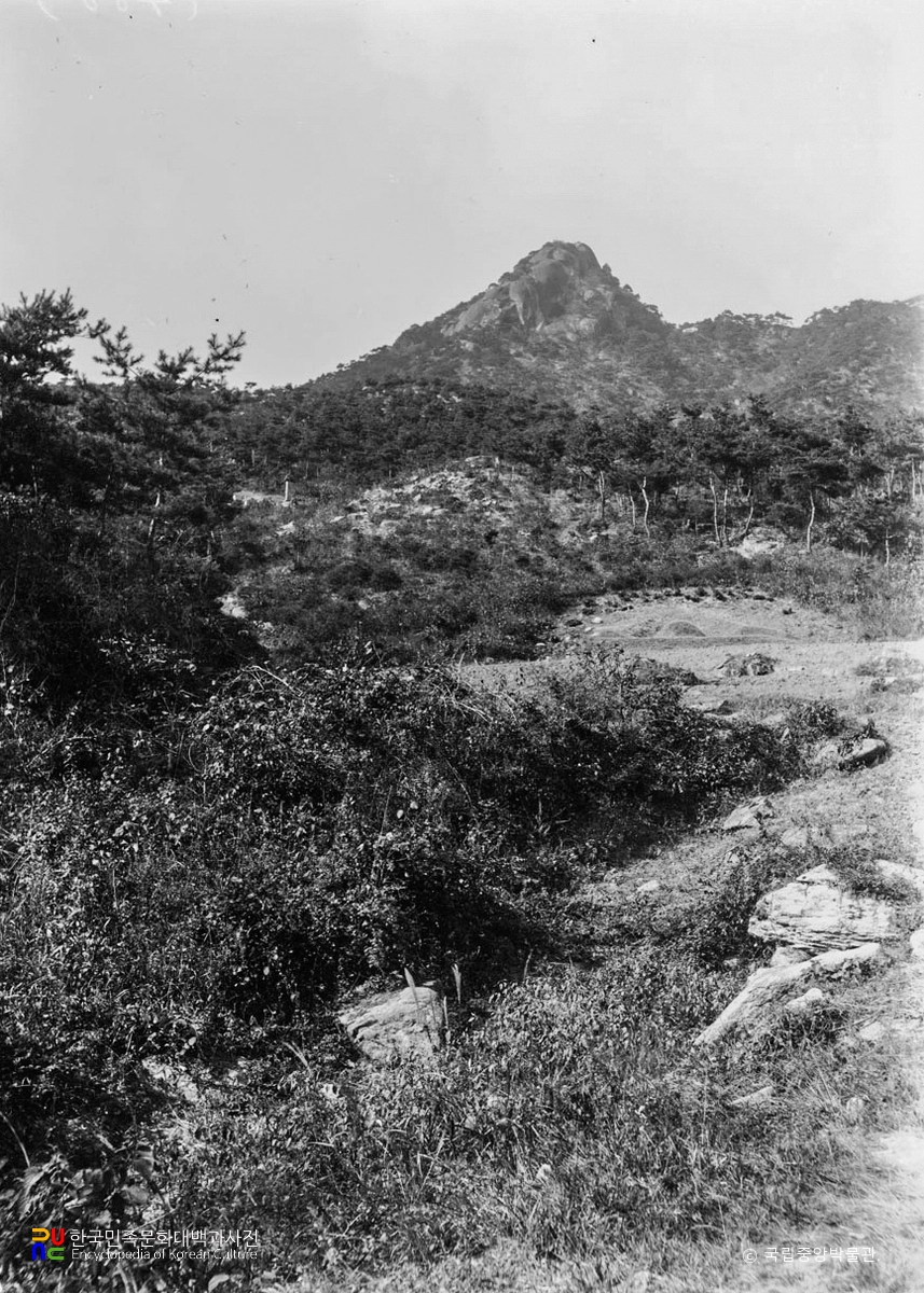 개성 오룡사지 전경