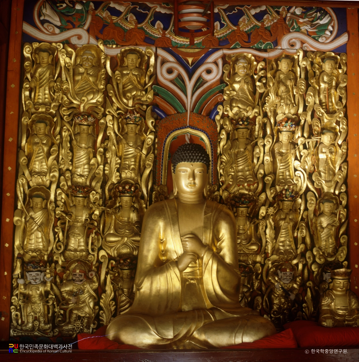 상주 남장사 철조 비로자나불 좌상