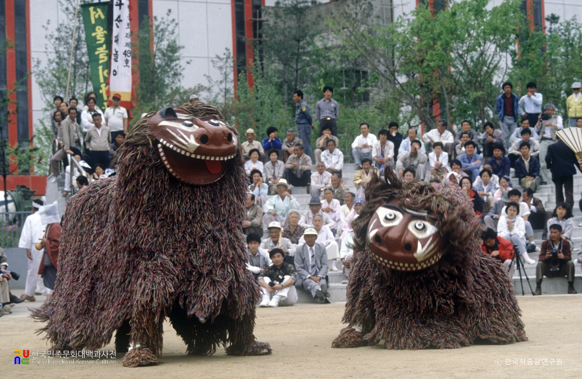 북청사자놀음 사자무과장