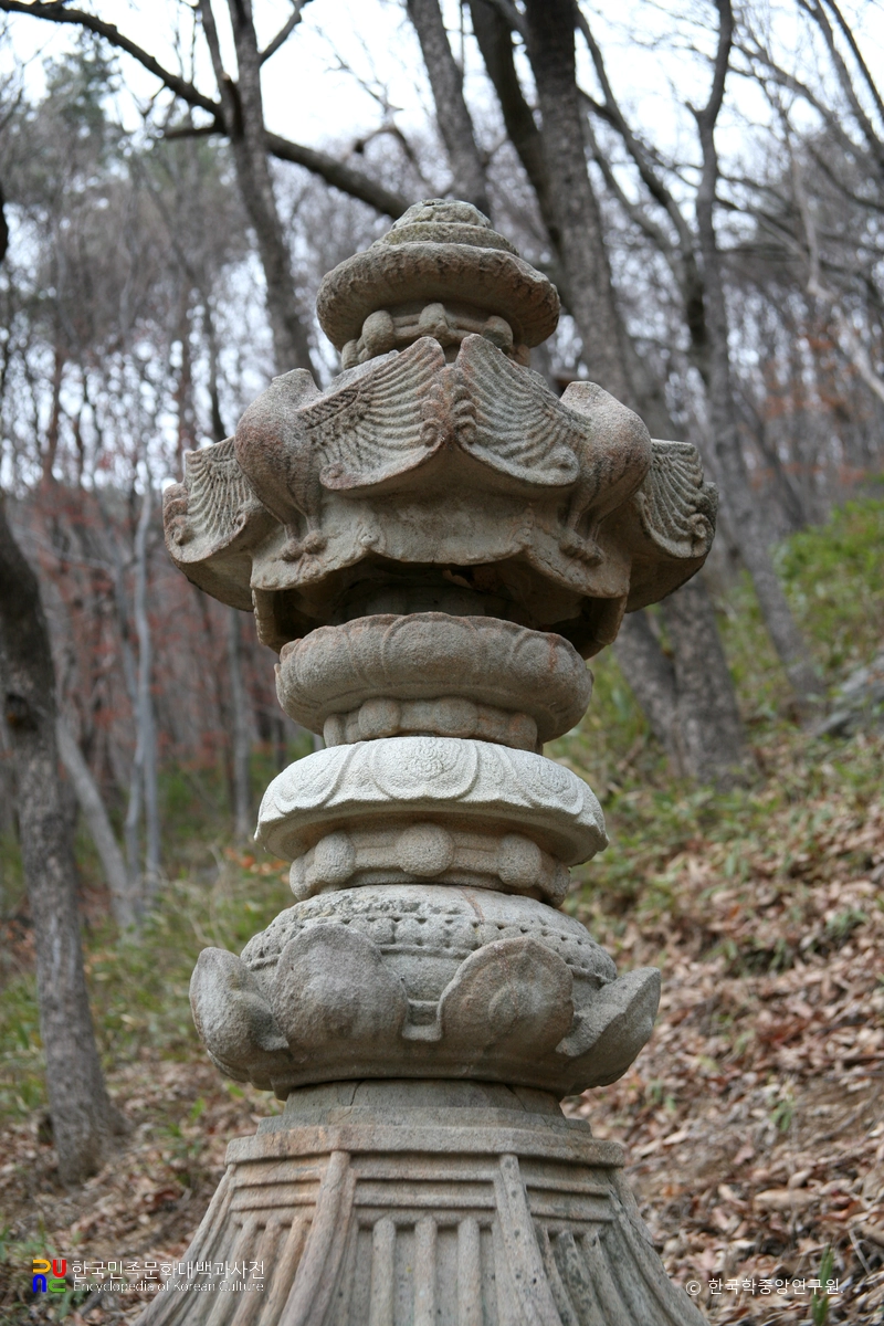 구례 연곡사 북 승탑 중 상륜부