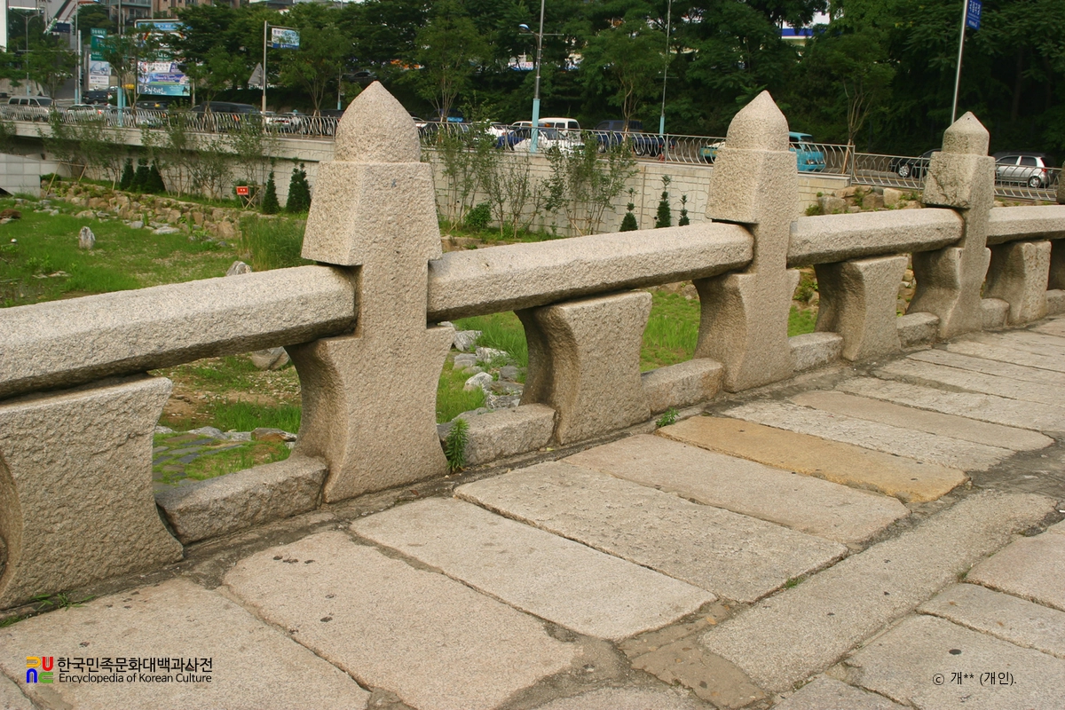 서울 수표교의 난간