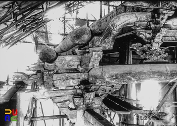 예산 수덕사 대웅전 내부 가구 전면 공포