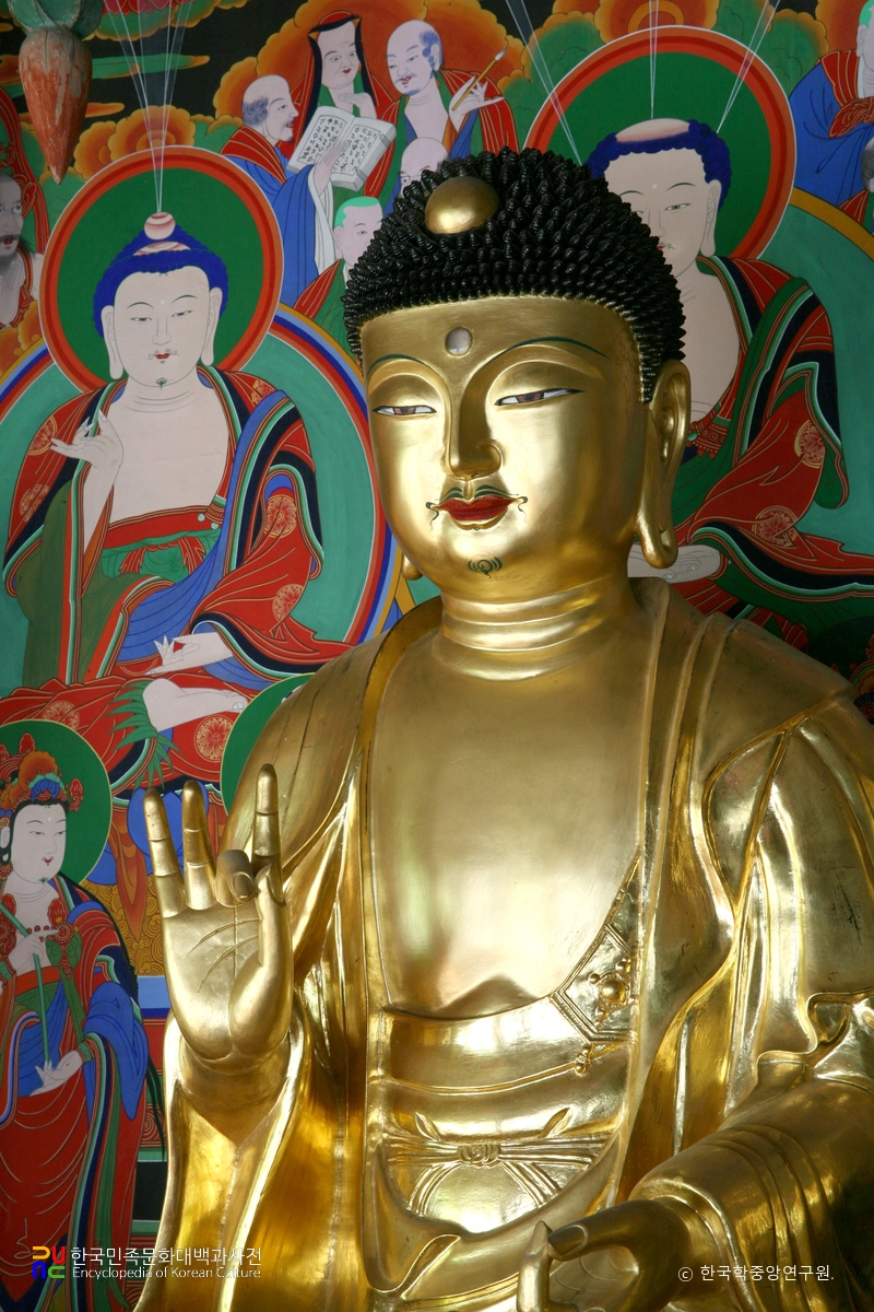 남원 선국사 건칠 아미타여래좌상 및 복장유물 중 아미타불상