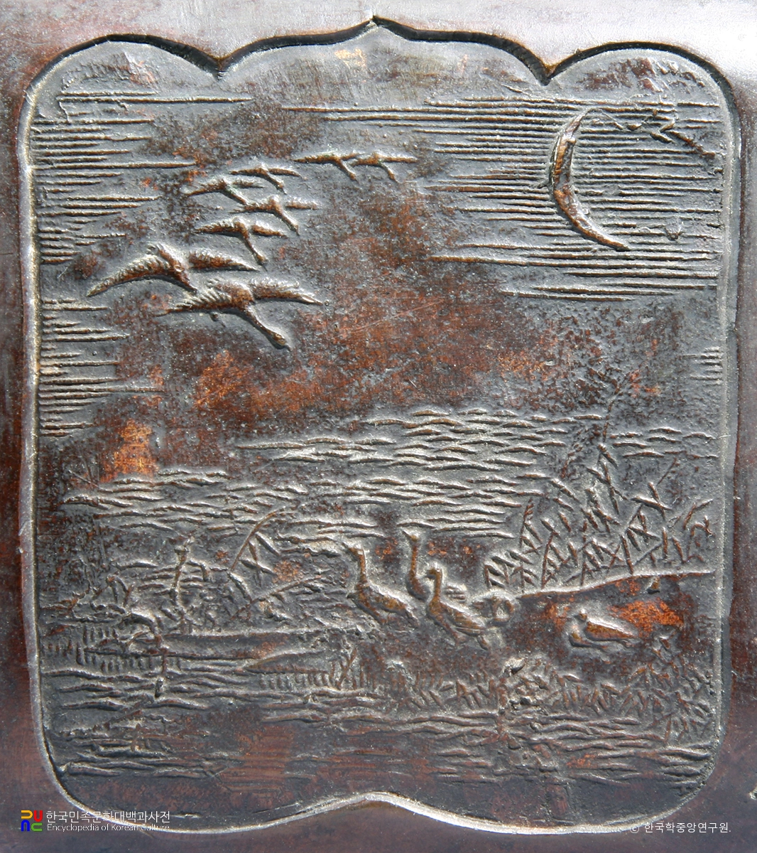 화성 용주사 청동향로 부분