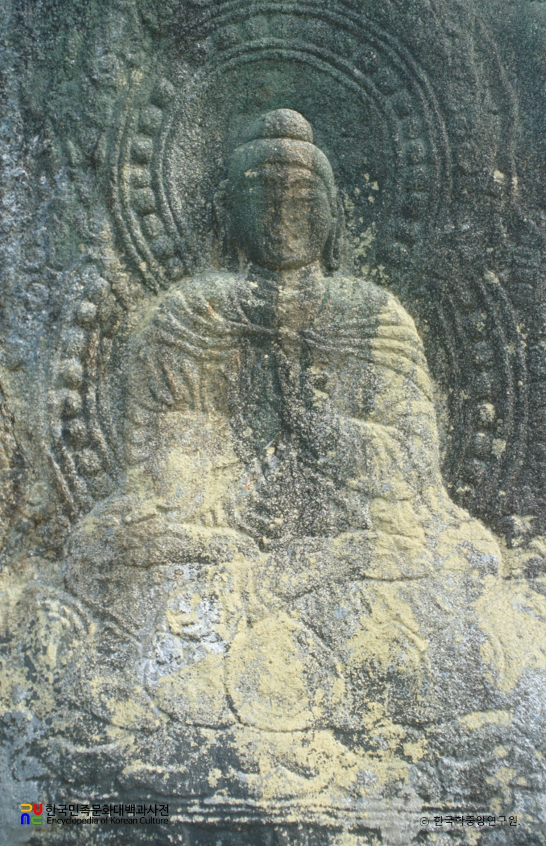 보성 유신리 마애여래좌상